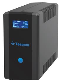 TESCOM LEO+ 2200VA 2x12V 9AH Akülü 5/10 DK Line Interactive UPS 900960153